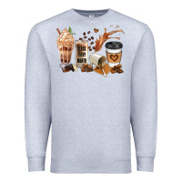 Heather Grey black every month melanin coffee cups Premium Sweatshirt - JahusDesignShop