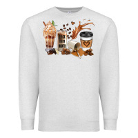 Oatmeal Heather black every month melanin coffee cups Premium Sweatshirt - JahusDesignShop