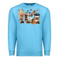 Ocean Blue black every month melanin coffee cups Premium Sweatshirt - JahusDesignShop