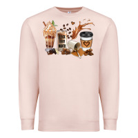 Pale Pink black every month melanin coffee cups Premium Sweatshirt - JahusDesignShop