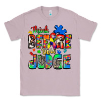 Lilac think before you judge autism Classic Tee - Zillion Design Studio