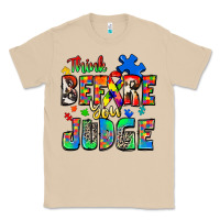 Mushroom think before you judge autism Classic Tee - Zillion Design Studio
