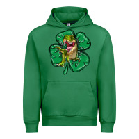 Emerald dinosaur st patricks day Urban Hoodie - MaliasSmallBusiness