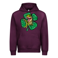 Mauve Wine dinosaur st patricks day Urban Hoodie - MaliasSmallBusiness