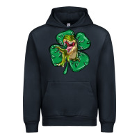 Navy dinosaur st patricks day Urban Hoodie - MaliasSmallBusiness
