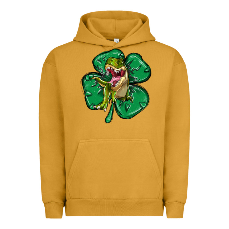 Dinosaur St Patricks Day Urban Hoodie by MaliasSmallBusiness | Teevron