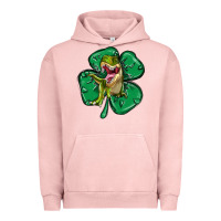 Pigment Salmon dinosaur st patricks day Urban Hoodie - MaliasSmallBusiness