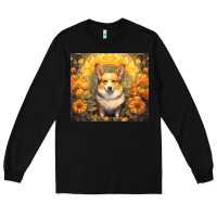Black pembroke welsh corgi Long Sleeve Tee - Unal Design