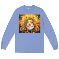Colony Blue pembroke welsh corgi Long Sleeve Tee - Unal Design