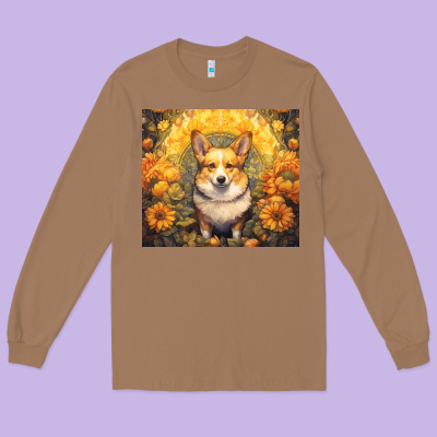 Long Sleeve Tee pembroke welsh corgi