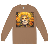 Toasted Coconut pembroke welsh corgi Long Sleeve Tee - Unal Design