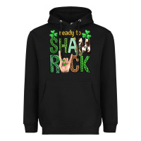 Black Ready to shamrock St. Patrick's Day Heavyweight Hoodie - Neo Western