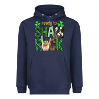 Navy Ready to shamrock St. Patrick's Day Heavyweight Hoodie - Neo Western