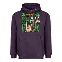 Plum Ready to shamrock St. Patrick's Day Heavyweight Hoodie - Neo Western