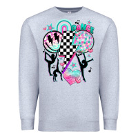 Heather Grey retro dance Premium Sweatshirt - JahusDesignShop