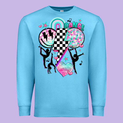 Retro Dance Premium Sweatshirt Designed By Jahusdesignshop