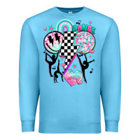 Ocean Blue retro dance Premium Sweatshirt - JahusDesignShop