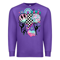Purple retro dance Premium Sweatshirt - JahusDesignShop