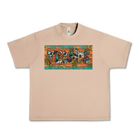 Burro texas sunflower cactus cowhide leopard licence plate Urban Heavy Tee - Artiststas