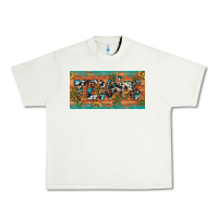 Pistachio texas sunflower cactus cowhide leopard licence plate Urban Heavy Tee - Artiststas