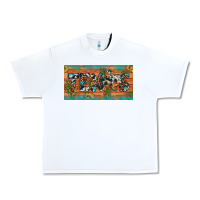 White texas sunflower cactus cowhide leopard licence plate Urban Heavy Tee - Artiststas