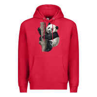 Cardinal Giant Panda Premium Hoodie - LillyAllenDesigns