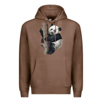 Chestnut Giant Panda Premium Hoodie - LillyAllenDesigns