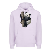 Lilac Giant Panda Premium Hoodie - LillyAllenDesigns