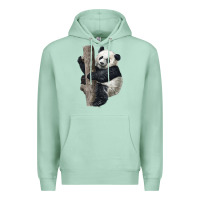 Seafoam Giant Panda Premium Hoodie - LillyAllenDesigns