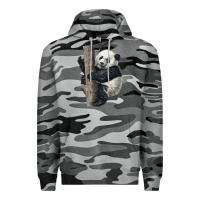 Slate Camo Giant Panda Premium Hoodie - LillyAllenDesigns