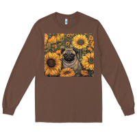 Chestnut pug Long Sleeve Tee - Unal Design