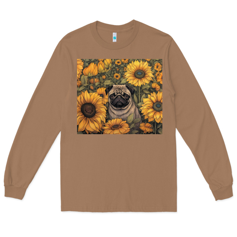 Pug Long Sleeve Tee by Unal Design | Teevron