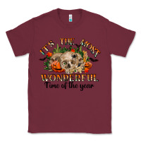 Burgundy it's the most wonderful time of the year Classic Tee - RanaPortraitStore