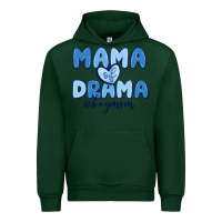 Forest Green mama of drama boy mom Urban Hoodie - MaliasSmallBusiness