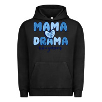 Pigment Black mama of drama boy mom Urban Hoodie - MaliasSmallBusiness