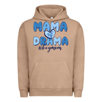 Pigment Burro mama of drama boy mom Urban Hoodie - MaliasSmallBusiness