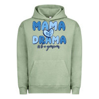 Pigment Oil Green mama of drama boy mom Urban Hoodie - MaliasSmallBusiness