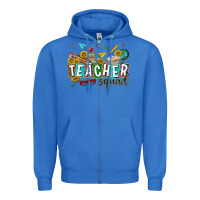 True Royal western teacher squad Zipper Hoodie - texasbilliewilder