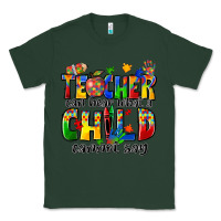 Sports Green teacher can hear what a child cannot say Classic Tee - Zillion Design Studio