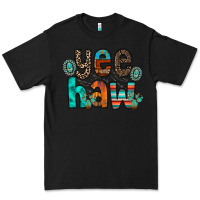 Black yee haw Premium Tee - RacoonDesign