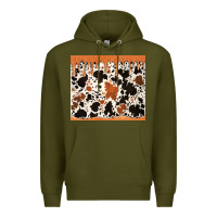 Army Green cowhide dripping glitter tumbler Premium Hoodie - Jasminsmagicworld