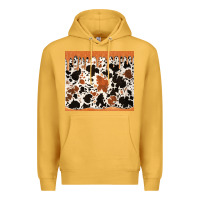 Mustard cowhide dripping glitter tumbler Premium Hoodie - Jasminsmagicworld