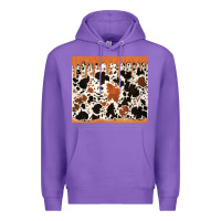 Purple cowhide dripping glitter tumbler Premium Hoodie - Jasminsmagicworld