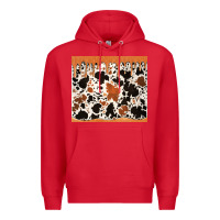 Red cowhide dripping glitter tumbler Premium Hoodie - Jasminsmagicworld