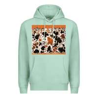 Seafoam cowhide dripping glitter tumbler Premium Hoodie - Jasminsmagicworld