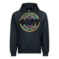 Navy be still and know Urban Hoodie - MaliasSmallBusiness