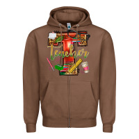 Chestnut western teacher Zipper Hoodie - texasbilliewilder
