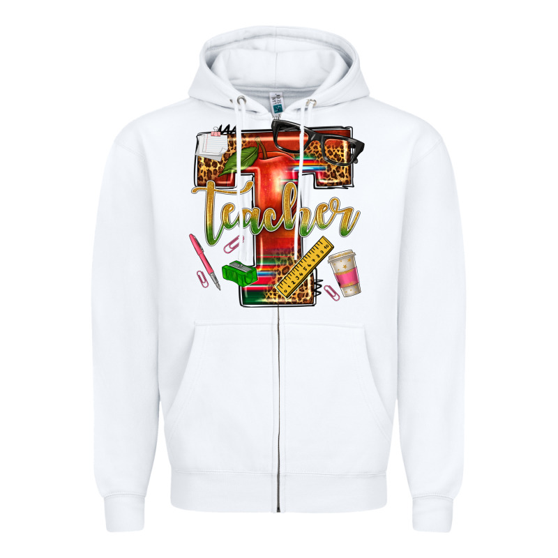 Western Teacher Zipper Hoodie by texasbilliewilder | Teevron