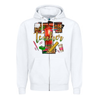 White western teacher Zipper Hoodie - texasbilliewilder