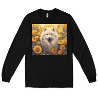 Black samoyed Long Sleeve Tee - Unal Design